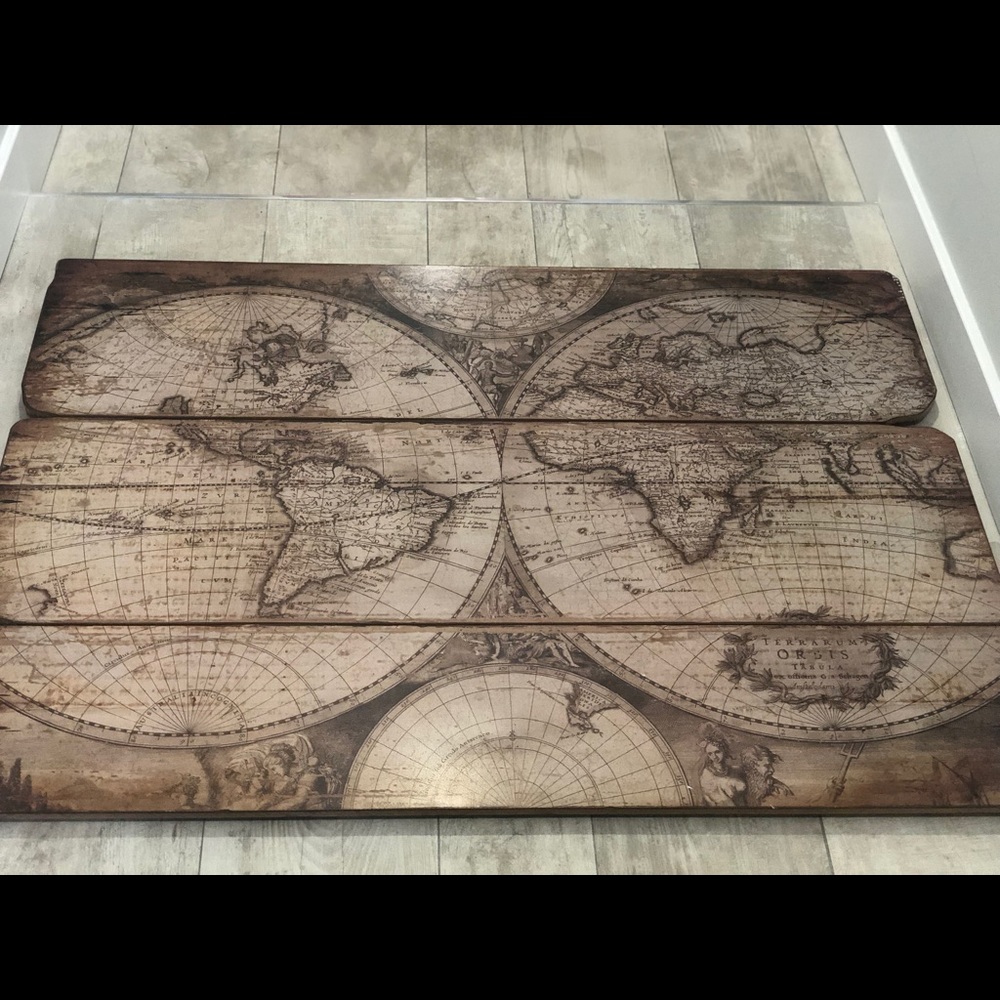 COPY - World Map Wall Decor